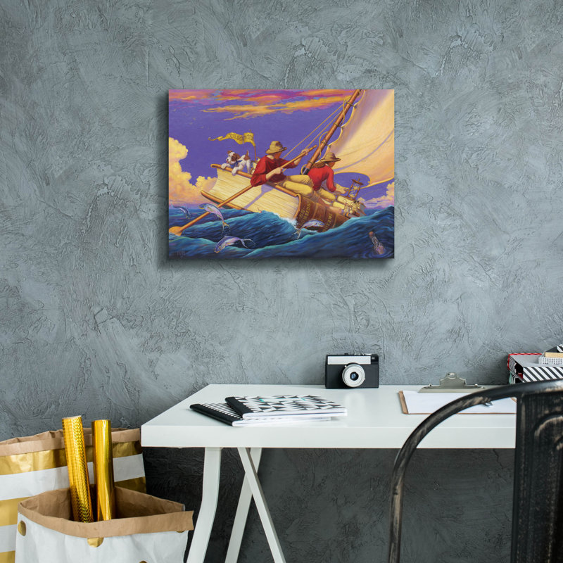 " Set Sail " by Christopher Nick, 12" H x 16" W x 0.75" D