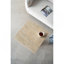 Table d'appoint carrée crème avec base piédestal-1674403658