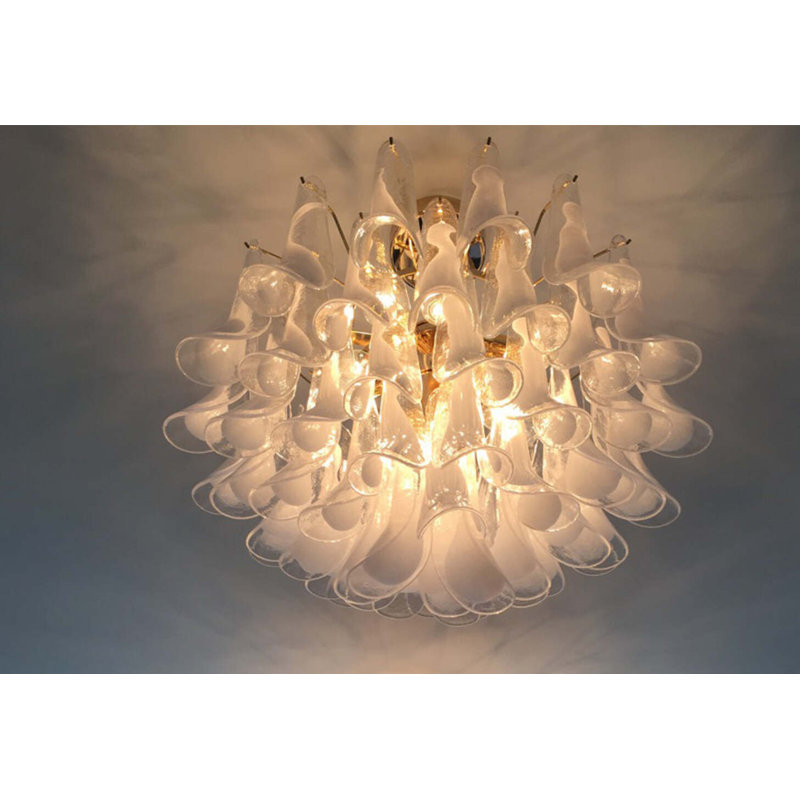 Pirelli 10 - Light Chandelier, Polished Brass