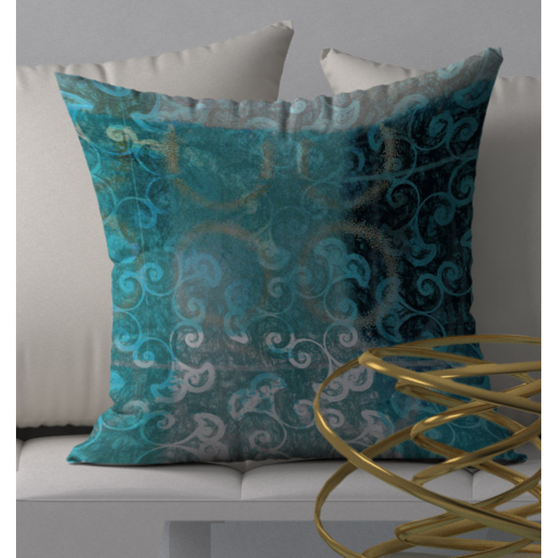 Housse de coussin décorative carrée connaisseur Trust, 24 po x 24 po