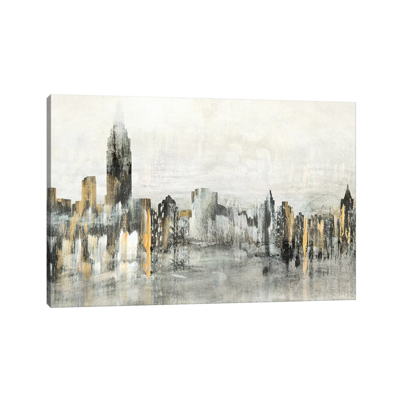 Bright City Lights by Susan Jill - Wrapped Canvas Gallery-Wrapped Canvas Giclée, 20.32 cm H x 30.48 cm W