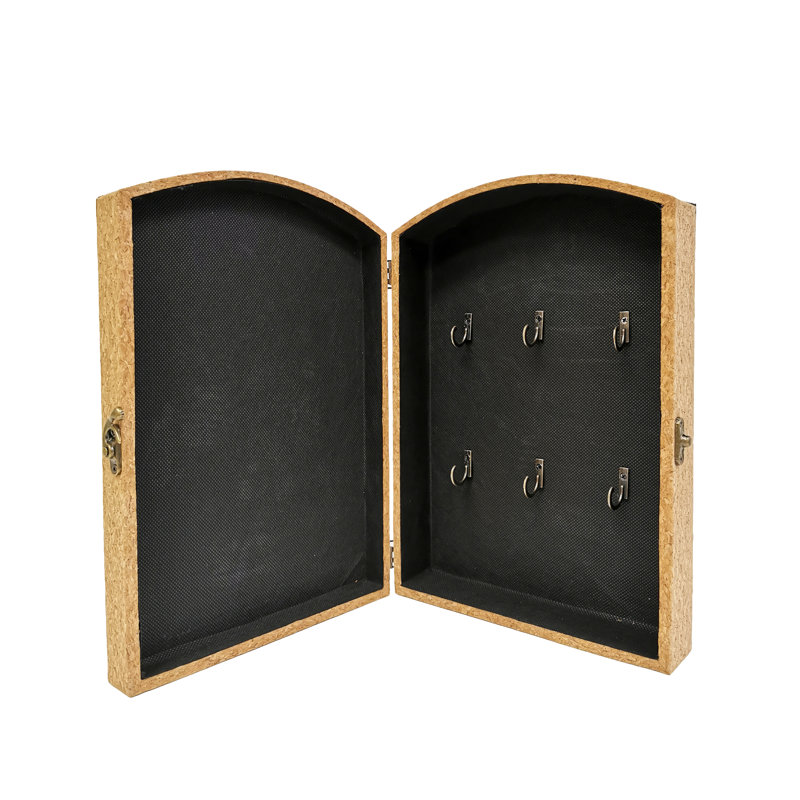Brezinski Manufactured Wood Wall Organizer with Key Hooks