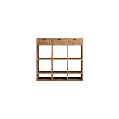 Miho Solid Wood Bookcase