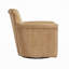 Fauteuil d'appoint pivotant en similicuir-893600422