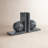 Orb Geometric Bookends-647985670