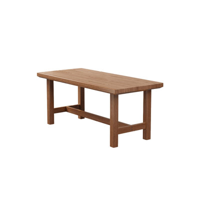 Solid wood solid large dining table