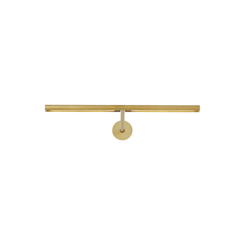 Plural Dimmable LED Wall Mounted Picture Light, Natural Brass