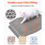 Tapis de litière à double couche 30 x 24 po, antidérapant, imperméable et facile à ranger