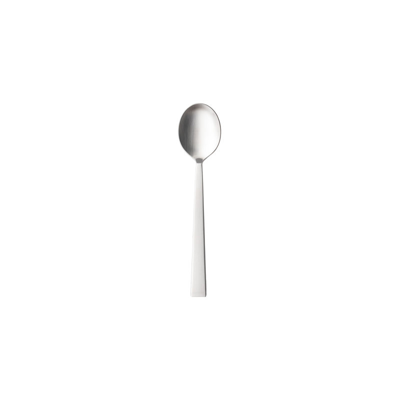 Sen Flatware 5 Pieces, Brushed Silver