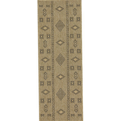 Tapis intérieur / extérieur noir Earth
