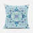Bleu clair / turquoise / blanc