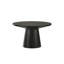 29 po Table basse ronde en bois pour salon moderne avec base à piédestal (table incluse seulement)-121084974