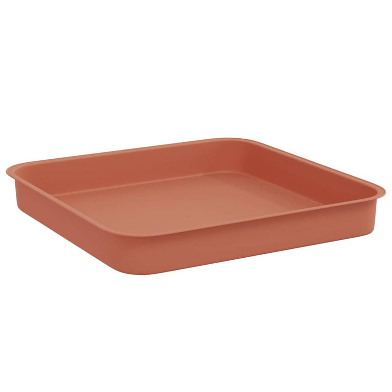 Plant Stand, 2cm H x 15cm W x 15cm D, Brick Red