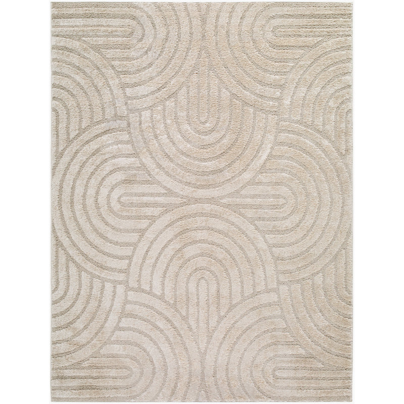 Rachel Zoe X Livabliss The Studio Edit Machine Woven Rug, Beige, Rectangle 9' x 11'12"