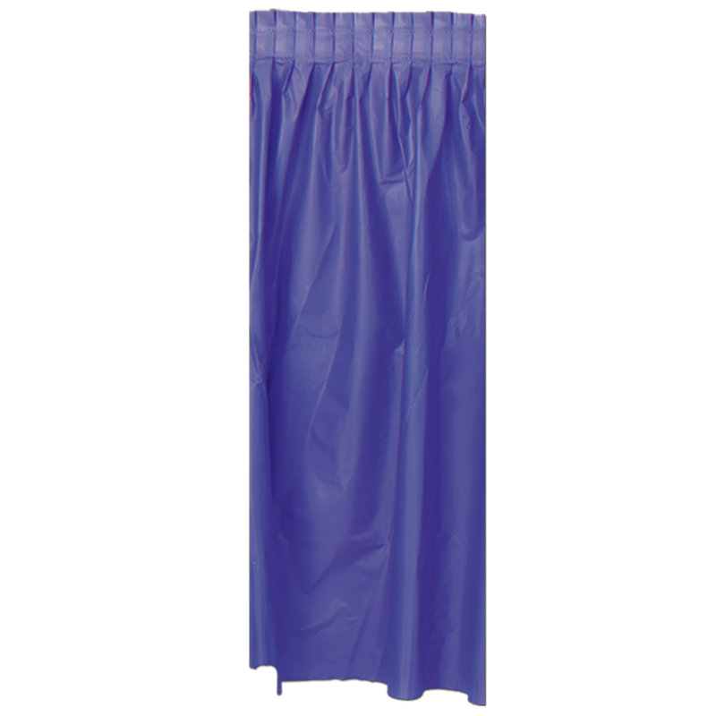 Jupe de table en plastique, Mauve