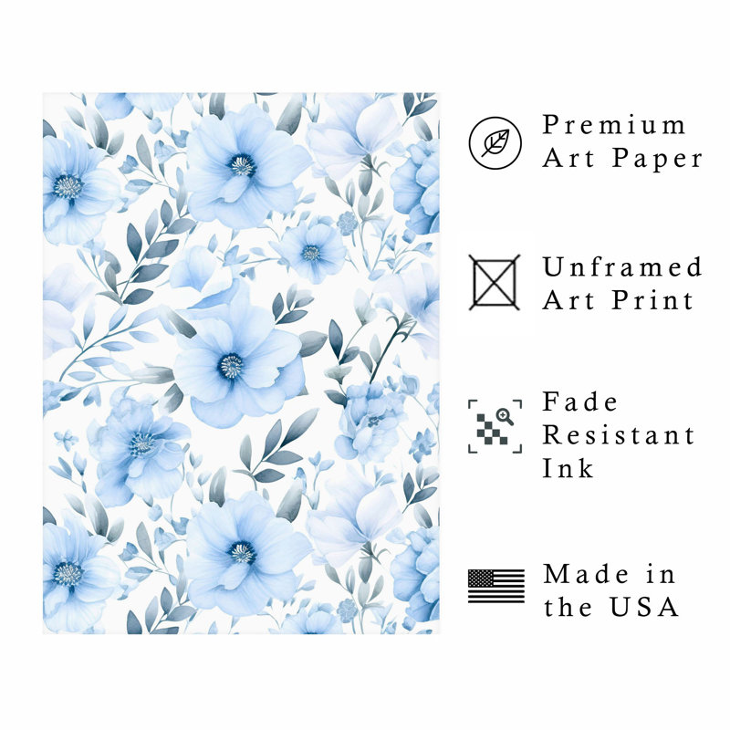 «Floral», H 36 po x l 24 po