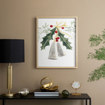 «Christmas Holiday Art», reproduction encadrée cmxxx - bois massif