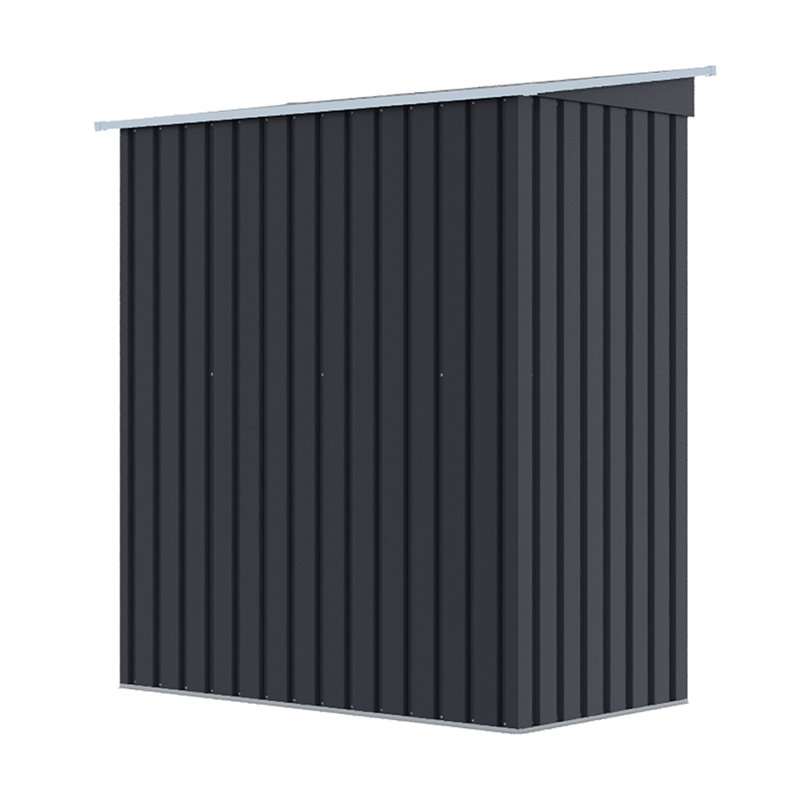 5 x 3 FT Outdoor Metal Storage Shed with Lockable Door for Garden