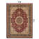 Shiflett Oriental Burgundy/Mustard/Black Area Rug