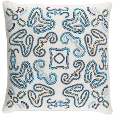 Avana Paisley Cotton Throw Pillow
