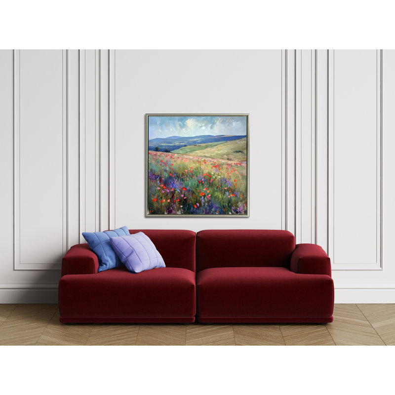 Into The Wild Meadow Canvas Wall Art
