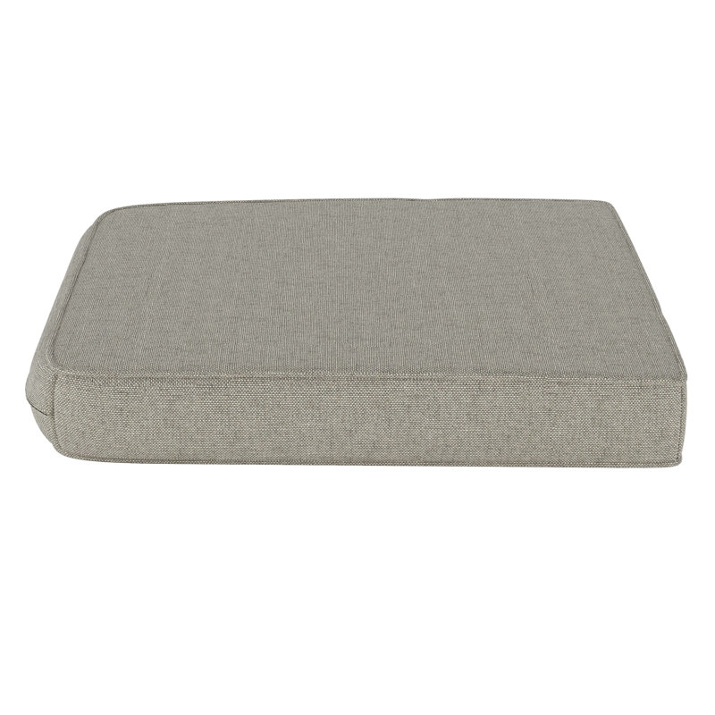 Outdoor Sunbrella® Seat Cushion, Spectrum Dove Sunbrella® Plainweave, 20" W x 18" D
