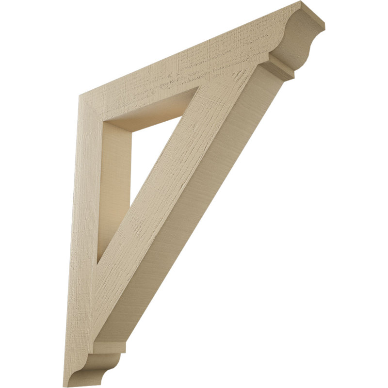 Support traditionnel en cèdre brut à grain de bois TimberThane, H 40 po x l 5,5 po x P 36 po