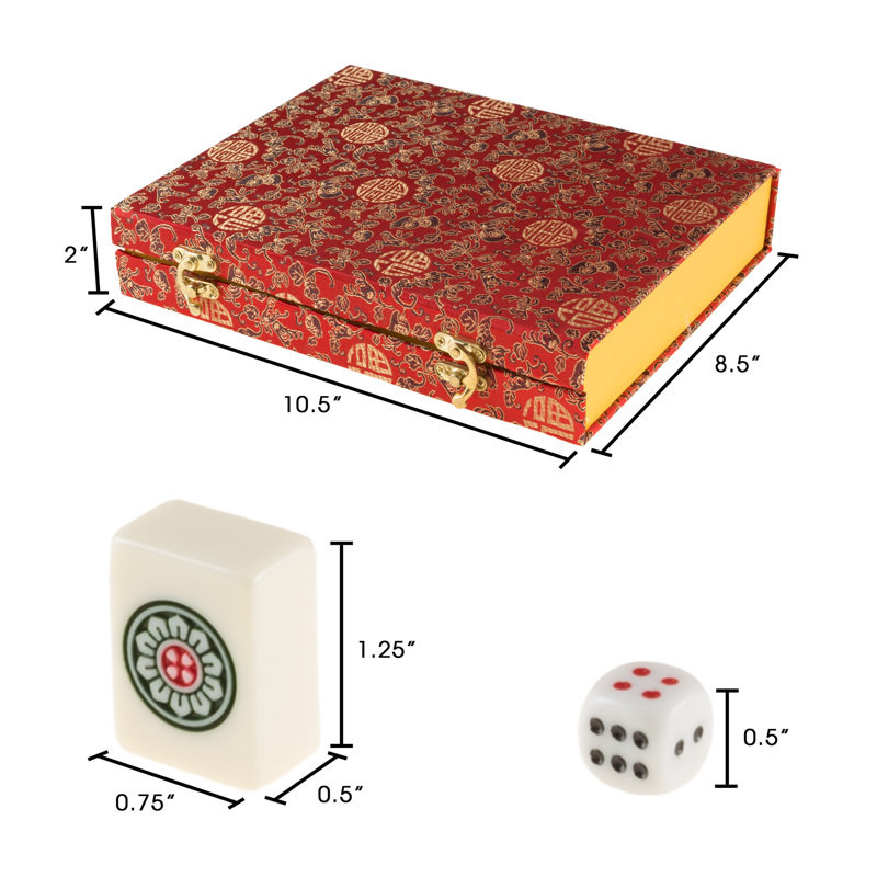 Ensemble de jeux de mahjong chinois