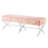 Giselle Faux Fur Acrylic X-Leg Bench-27327237
