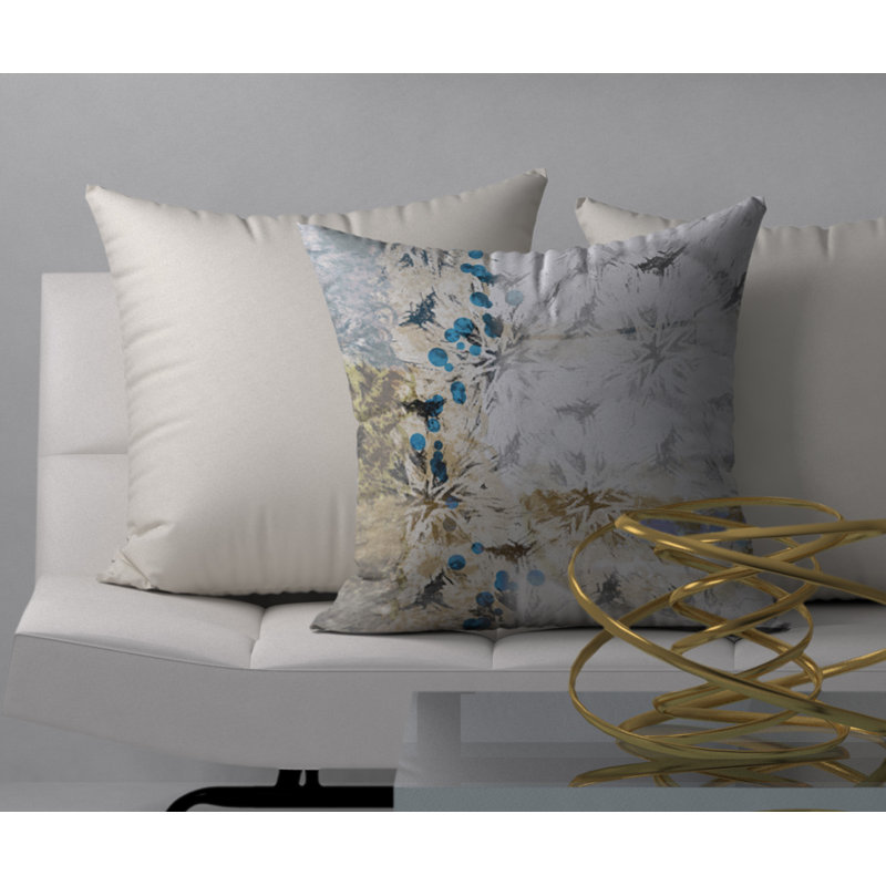 Housse de coussin carrée supersonique serene/insert, 18 po x 18 po