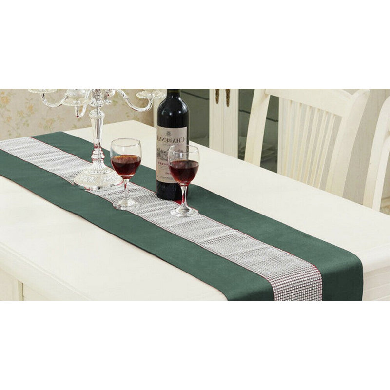 Strouse Modern Table Runner, Charcoal