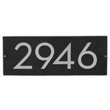 Floating 1-Line Wall Address Plaque