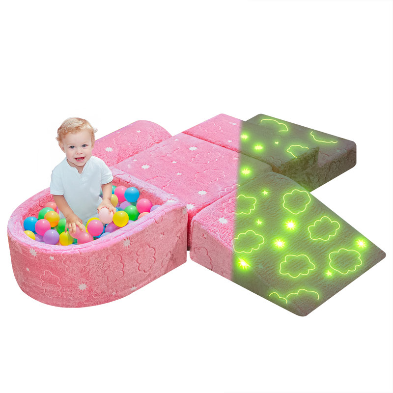 Module de canapé: tissu fluorescent ultra doux, émettant de la lumière après absorption, rempli de mousse, confortable pour s'asseoir, housse de canapé amovible