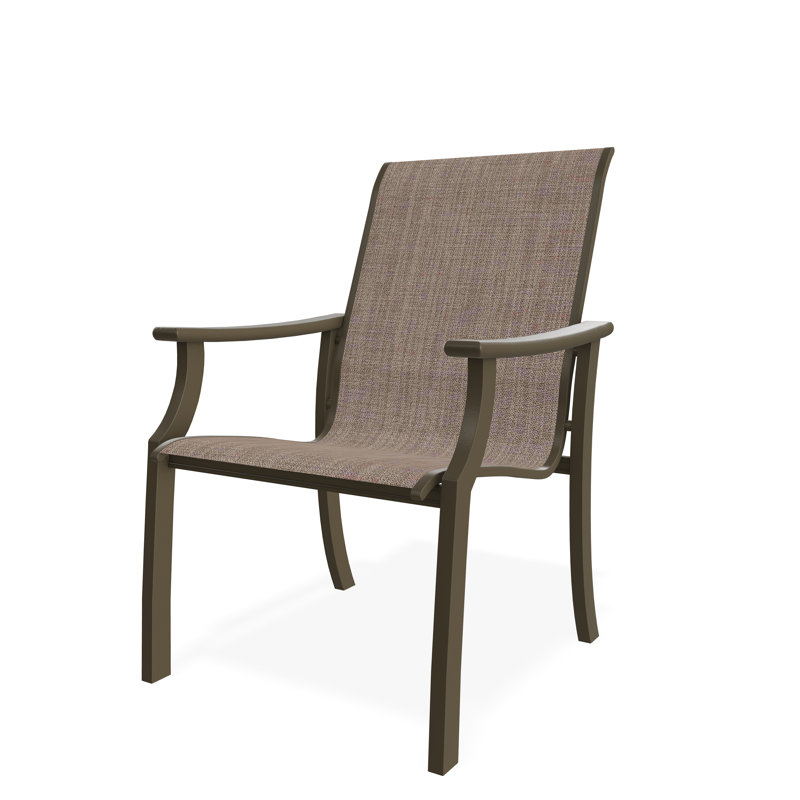 St. Catherine Polymer Outdoor Lounge Chair, Augustine Fennel Sunbrella®, Beachwood