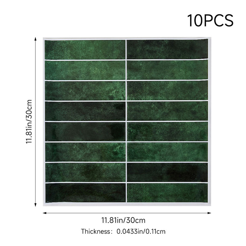 No Subject Wall Decals, Dark Green
