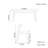 Rectangular rock plate dining table sets-106030103