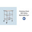 Chariot pour îlot de cuisine sur roulettes  certifié NSF