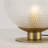 1 - Light Glass Globe Table Lamps