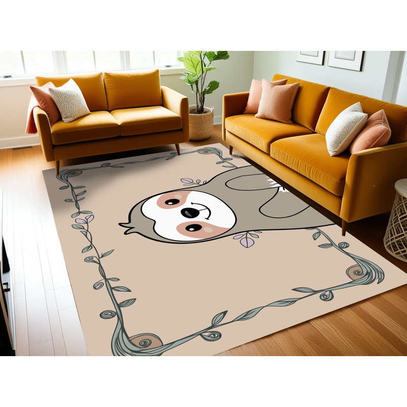 Tapis pour enfants East Urban Home, Rectangle 6 pi x 9 pi