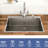 33" X 22" Drop In 16 Gauge 9 Inch Deep Stainless Steel Single Bowl Kitchen Sink With Sound - Proof Pad And Drain Condensation Coating