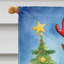 Drapeau de Noël maison de renne-112702220