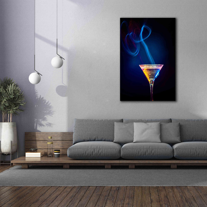 «Flamming Jesus» par Epic Portfolio, art mural sur toile, H 60 po x l 40 po x P 1,5 po