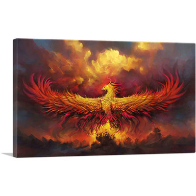 " Fire Phoenix In Flight "
