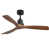 Black with Brown Wood Blades