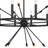 22 - Light Candle Style Wagon Wheel Chandelier-971708730
