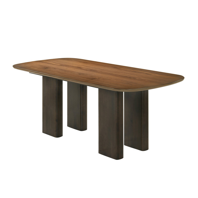 Delina Walnut Dining Table
