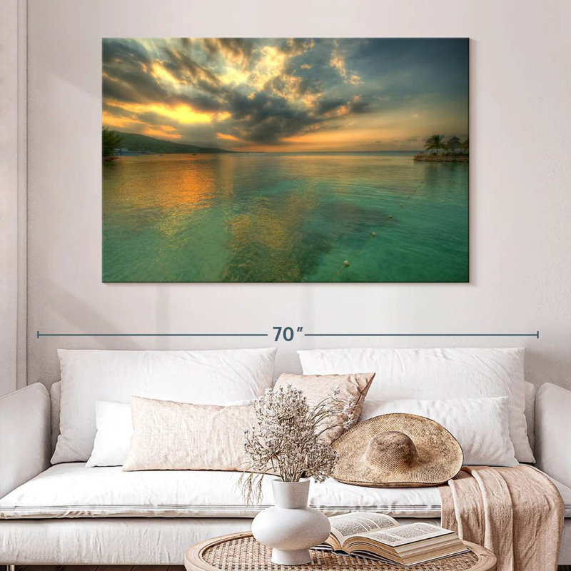 Gillard Ocho Rios Beach Sunset, H 34 po x l 51 po
