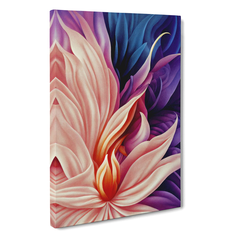 Abstract Flower No.6 - Wrapped Canvas Print, 60cm H x 40cm W x 3cm D