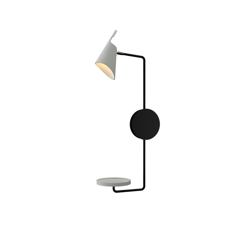 Balance 1 - Light Armed Sconce, Organic White