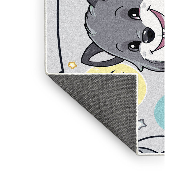 Tapis de vacances d'Halloween The Holiday Aisle®, Rectangle 7 pi x 9 pi